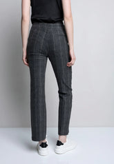 PICADILLY Plaid Bengaline Straight-Leg Full-Length Pants Style Number: LM093RY